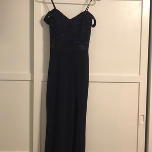 Navy blue dress